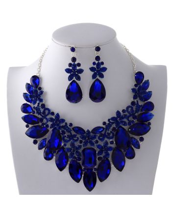 Rhinestone Necklace Set