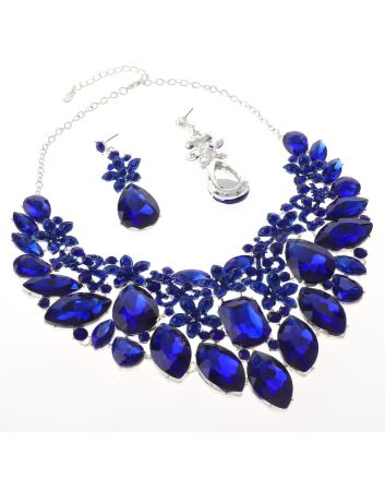 Rhinestone Necklace Set