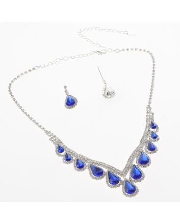 Rhinestone Necklace Set 