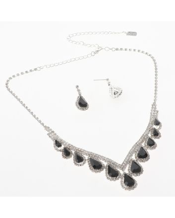 Rhinestone Necklace Set 