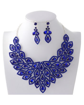 Rhinestone Necklace Set