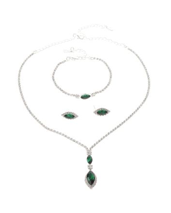 Rhinestone Necklace Set