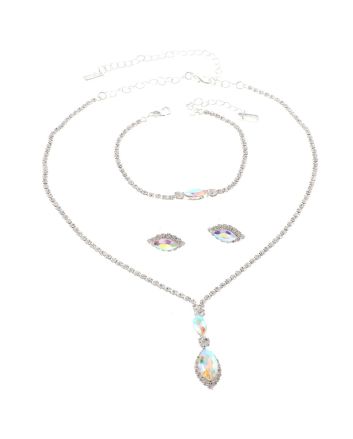 Rhinestone Necklace Set