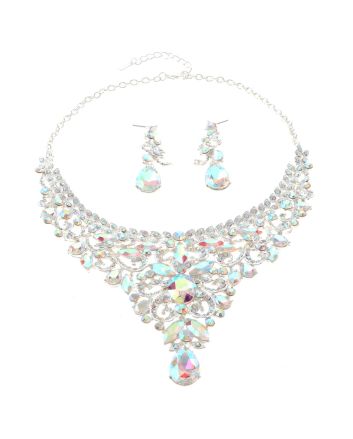 Rhinestone Necklace Set