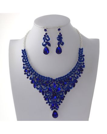 Rhinestone Necklace Set 