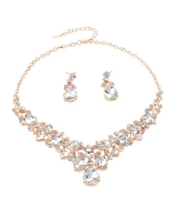 Rhinestone Necklace Set 