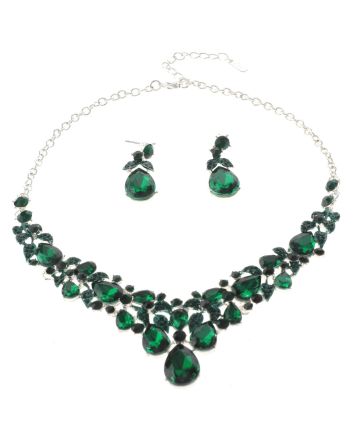 Rhinestone Necklace Set