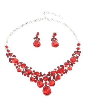 Rhinestone Necklace Set 