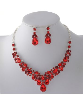 Rhinestone Necklace Set 