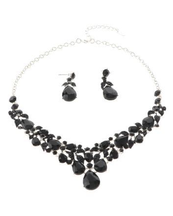 Rhinestone Necklace Set