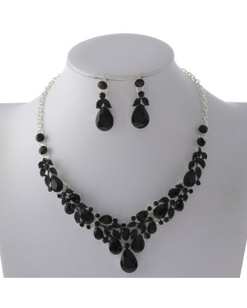 Rhinestone Necklace Set