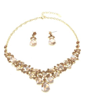 Rhinestone Necklace Set