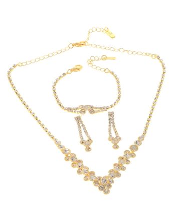 Rhinestone Necklace Set 