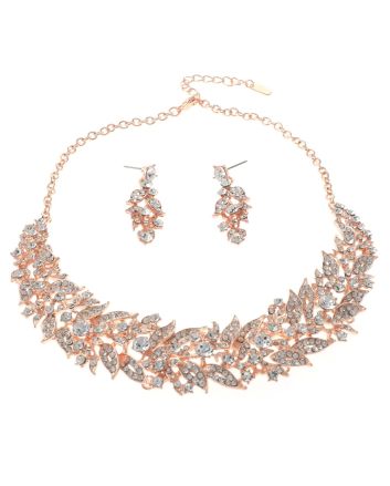 Rhinestone Necklace Set 