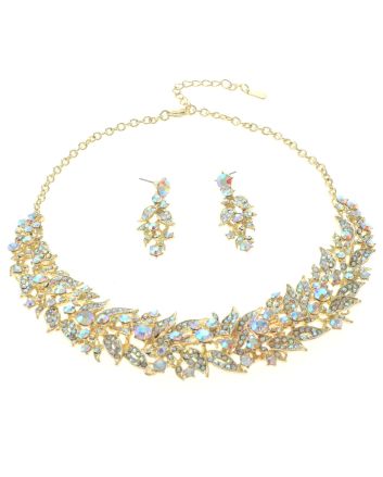 Rhinestone Necklace Set 