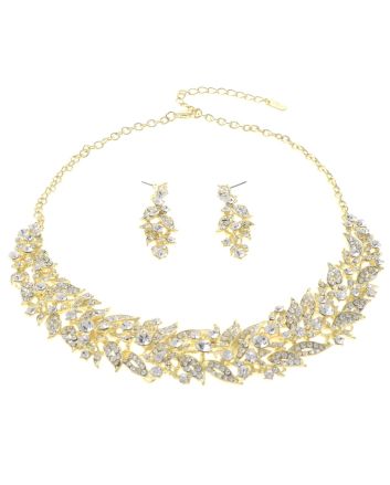 Rhinestone Necklace Set 