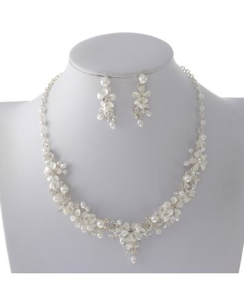 Rhinestone Necklace Set 