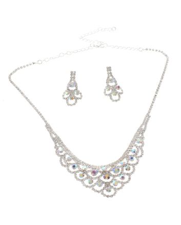 Rhinestone Necklace Set 