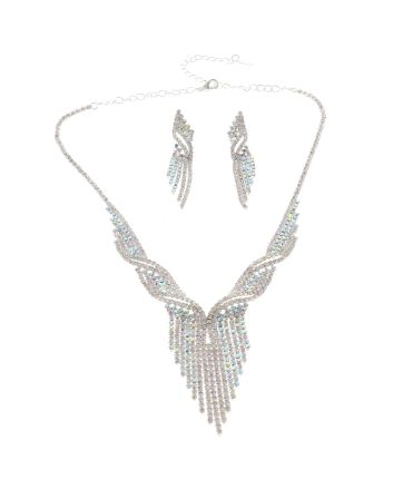 Rhinestone Necklace Set
