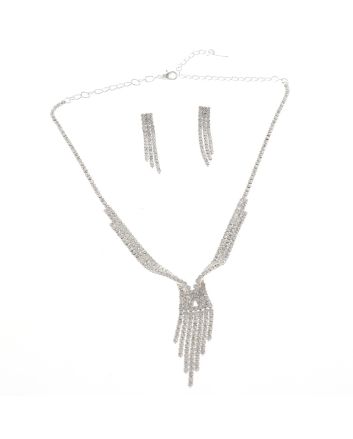 Rhinestone Necklace Set 