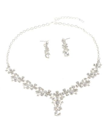Rhinestone Necklace Set
