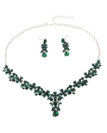 Rhinestone Necklace Set 