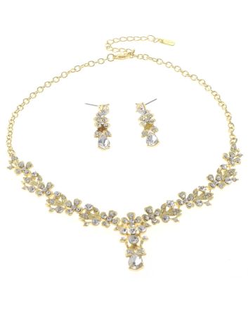 Rhinestone Necklace Set