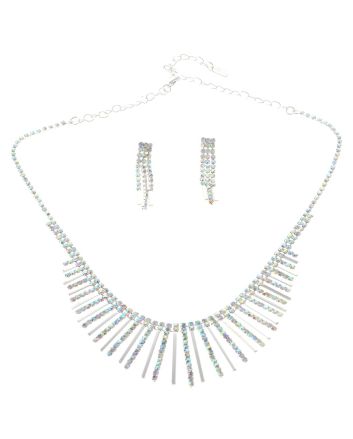 Rhinestone Necklace Set 