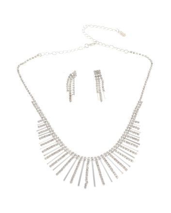 Rhinestone Necklace Set 