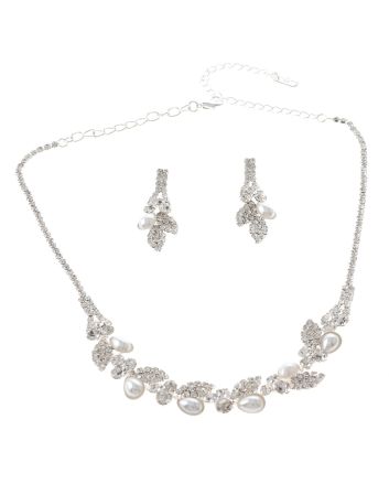 Rhinestone Necklace Set