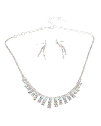 Rhinestone Necklace Set 