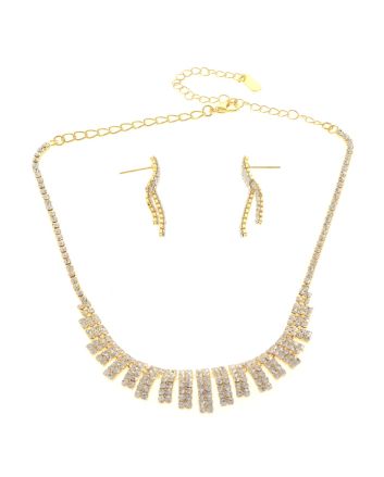 Rhinestone Necklace Set 
