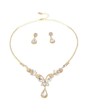 Rhinestone Necklace Set