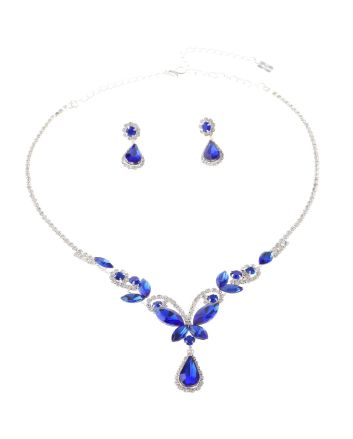 Rhinestone Necklace Set