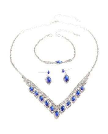Rhinestone Necklace Set 