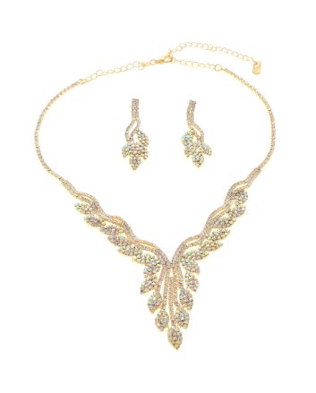 Rhinestone Necklace Set