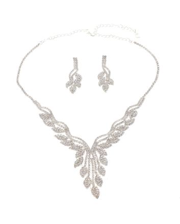 Rhinestone Necklace Set