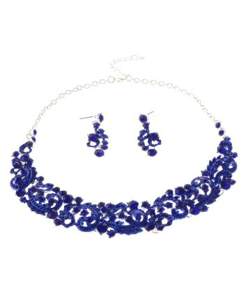 Rhinestone Necklace Set 