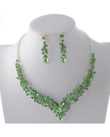 Rhinestone Necklace Set
