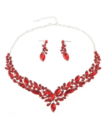 Rhinestone Necklace Set