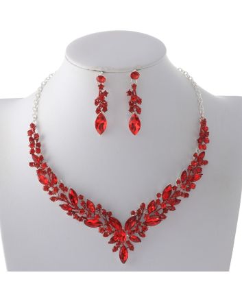 Rhinestone Necklace Set