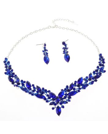 Rhinestone Necklace Set