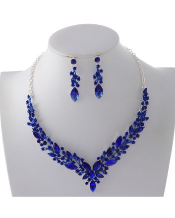 Rhinestone Necklace Set