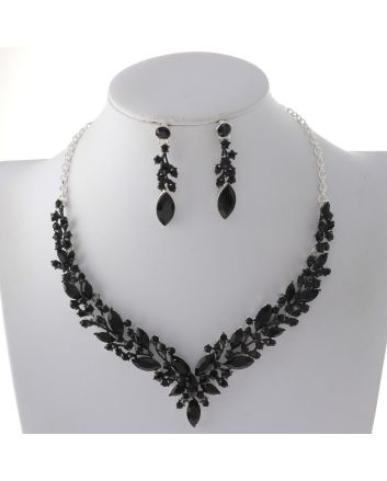 Rhinestone Necklace Set