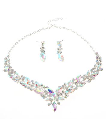 Rhinestone Necklace Set