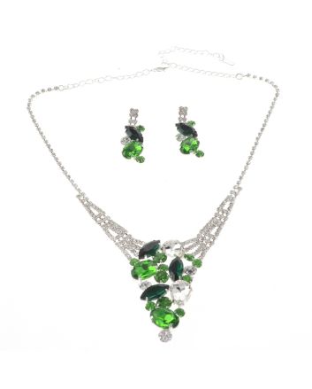 Rhinestone Necklace Set 