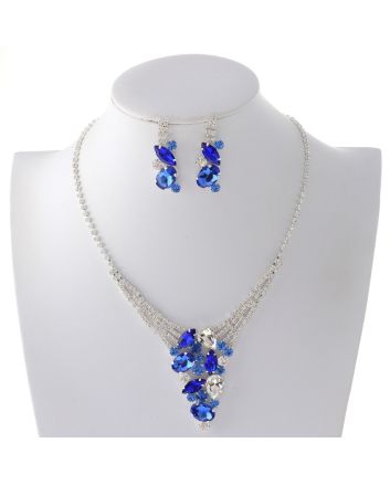 Rhinestone Necklace Set 