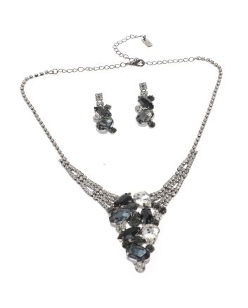 Rhinestone Necklace Set 