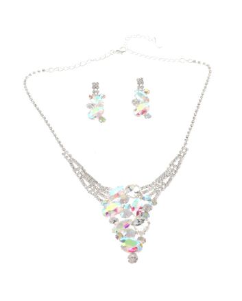 Rhinestone Necklace Set 