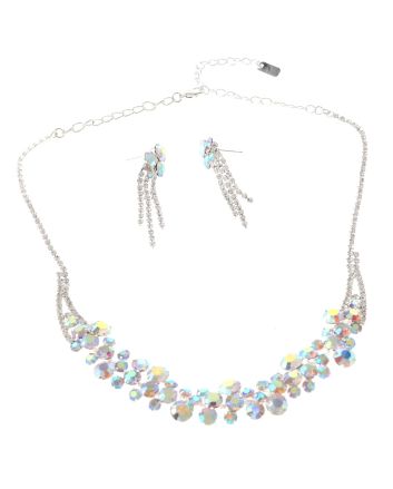 Rhinestone Necklace Set 